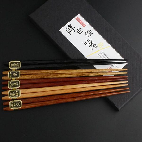 chopsticks 5pairs reusable natural beech wood household wooden set round cutlery
chopsticks 5pairs reusable natural beech wood household wooden set round cutlery