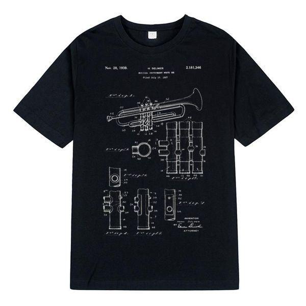 men's t-shirts trumpet patent t-shirt gift music art shirt premium cotton tee, White;black
men's t-shirts trumpet patent t-shirt gift music art shirt premium cotton tee, White;black