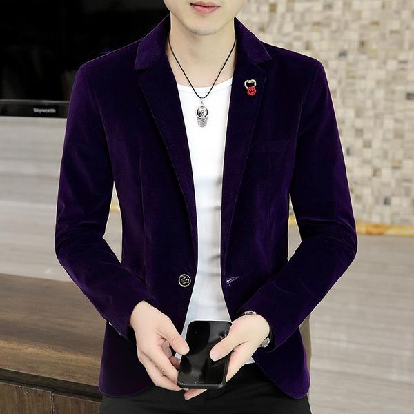 men's suits & blazers 3xl korean fashion slim youth handsome golden velvet small suit brand ins spring and autumn velveteen coat, White;black
men's suits & blazers 3xl korean fashion slim youth handsome golden velvet small suit brand ins spring and autumn velveteen coat, White;black