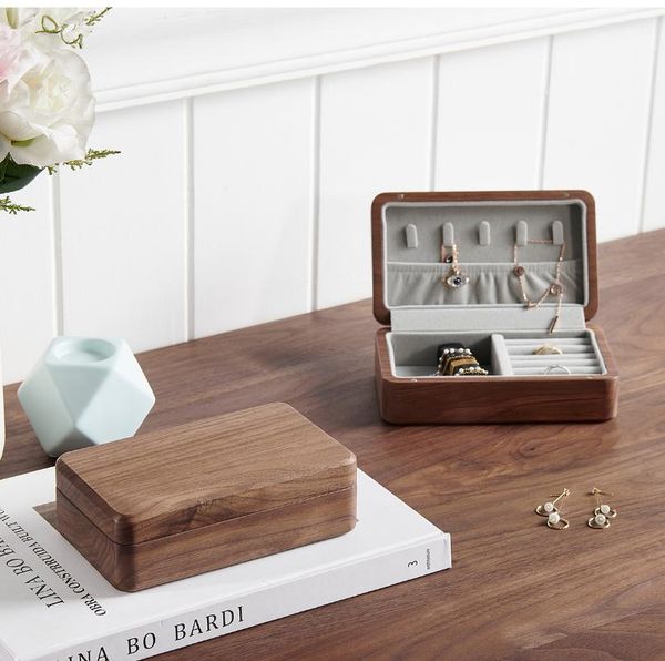 hooks & rails black walnut jewelry box wooden vintage necklace earrings pendant ring storage solid wood
hooks & rails black walnut jewelry box wooden vintage necklace earrings pendant ring storage solid wood