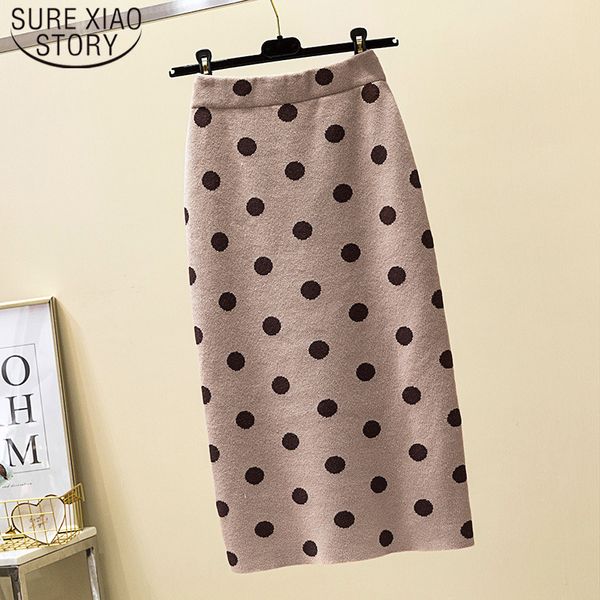 korean autumn winter polka dot knitted soft skirt women casual stretch high waist knit skirts thick woman 7313 50 210510, Black
korean autumn winter polka dot knitted soft skirt women casual stretch high waist knit skirts thick woman 7313 50 210510, Black