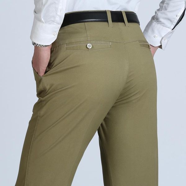 men's pants brand casual men classic fashion slim fit dress flat suit mens trousers formal business 100% cotton clothing for male, Black
men's pants brand casual men classic fashion slim fit dress flat suit mens trousers formal business 100% cotton clothing for male, Black