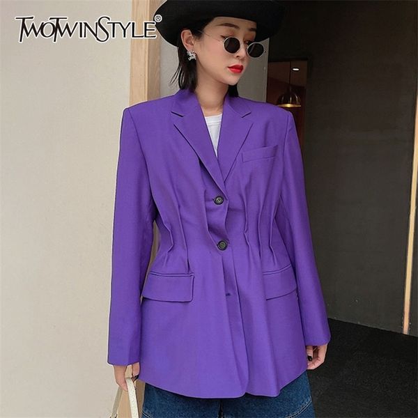 minimalist drawstring casual blazer for women notched long sleeve ruched solid blazers female fashion clothes 210524, White;black
minimalist drawstring casual blazer for women notched long sleeve ruched solid blazers female fashion clothes 210524, White;black
