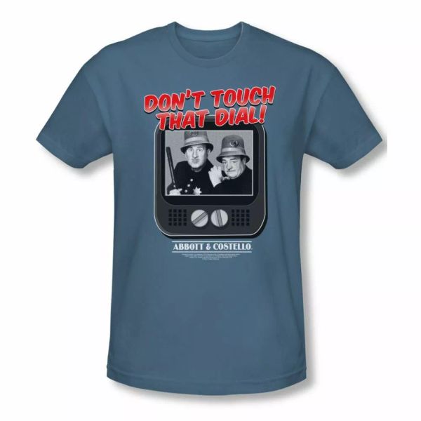 Abbott & Costello That Dial Adult Slim Fit Short Sleeve T-Shirt Sizes- S-2X New, White;black
Abbott & Costello That Dial Adult Slim Fit Short Sleeve T-Shirt Sizes- S-2X New, White;black
