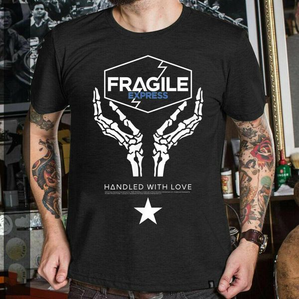 death stranding fragile express - handled with love t-shirt men size m-5xl, White;black
death stranding fragile express - handled with love t-shirt men size m-5xl, White;black