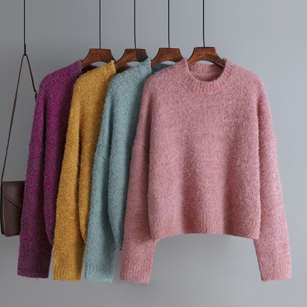 winter autiumn warm knitted sweater womans jumper thickened soft waxy sweet cashmere pullover sweater for women 210420, White;black
winter autiumn warm knitted sweater womans jumper thickened soft waxy sweet cashmere pullover sweater for women 210420, White;black