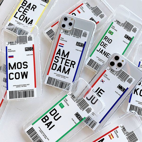 travel label country phone case for iphone 12 11pro max 7 8plus x xr xs max flight ticket letter soft silicone back cover
travel label country phone case for iphone 12 11pro max 7 8plus x xr xs max flight ticket letter soft silicone back cover