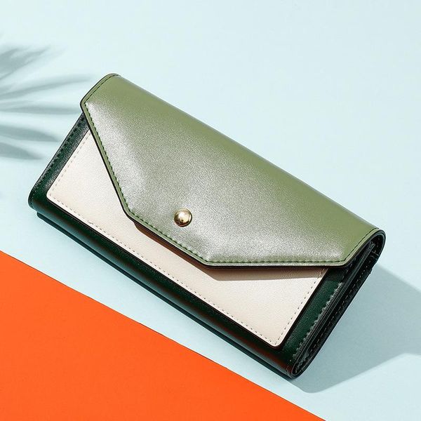 wallets contrast color casual clutch bag female large capacity pu leather fashion long mobile phone ladies wallet, Red;black
wallets contrast color casual clutch bag female large capacity pu leather fashion long mobile phone ladies wallet, Red;black