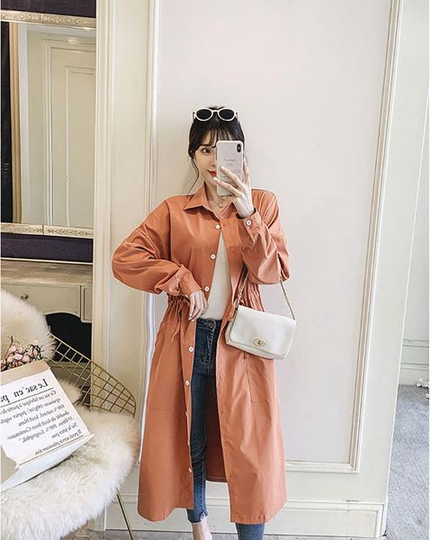 women's trench coats 2021 autumn style french plus size long-sleeved dress elegant wind coat windbreaker long shirt button cardigan, Tan;black
women's trench coats 2021 autumn style french plus size long-sleeved dress elegant wind coat windbreaker long shirt button cardigan, Tan;black