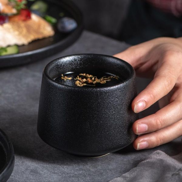 200ml japanese style retro tea cup hand ceramic water sushi tableware milk home restaurant teaware drinkware cups & saucers
200ml japanese style retro tea cup hand ceramic water sushi tableware milk home restaurant teaware drinkware cups & saucers