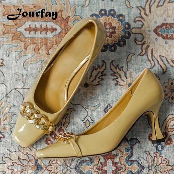 dress shoes 2022 chain high heels pumps round toe slip on women high-heeled ladies work 7cm, Black
dress shoes 2022 chain high heels pumps round toe slip on women high-heeled ladies work 7cm, Black