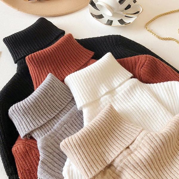 women's sweaters regular style women knitted turtleneck solid slim buttoming lady elegant pulls fashion outwear coat, White;black
women's sweaters regular style women knitted turtleneck solid slim buttoming lady elegant pulls fashion outwear coat, White;black