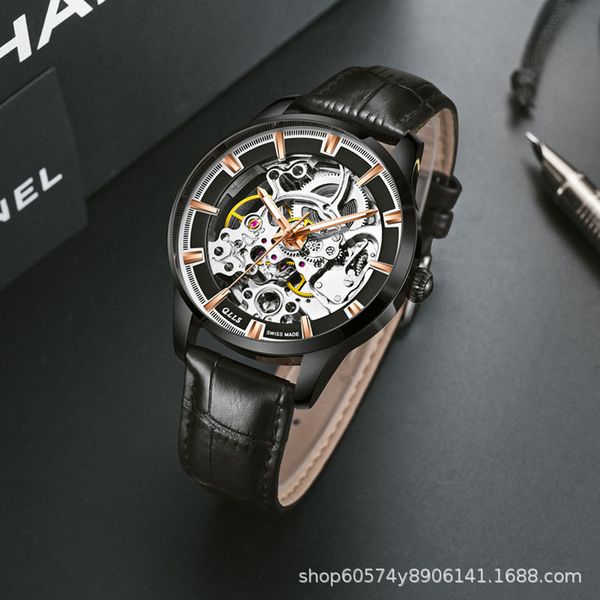 european and american fashion mens high-end watch mechanical watch automatic hollow student sports mens watch ten brand customized, Slivery;brown
european and american fashion mens high-end watch mechanical watch automatic hollow student sports mens watch ten brand customized, Slivery;brown