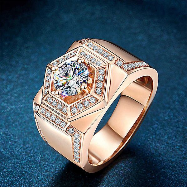 fashionable and beautifulfull diamond group with 18k rose gold hexahedral ring, Golden;silver
fashionable and beautifulfull diamond group with 18k rose gold hexahedral ring, Golden;silver