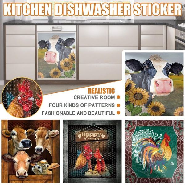 window stickers dishwasher sticker-kitchen decoration cattle farm plate washer cover easy to install and remove waterproof #10
window stickers dishwasher sticker-kitchen decoration cattle farm plate washer cover easy to install and remove waterproof #10