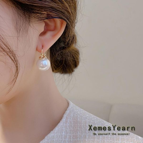 dangle & chandelier french retro elegant white large pearl pendant drop earrings for woman korean simple jewelry girl's christmas party, Silver
dangle & chandelier french retro elegant white large pearl pendant drop earrings for woman korean simple jewelry girl's christmas party, Silver