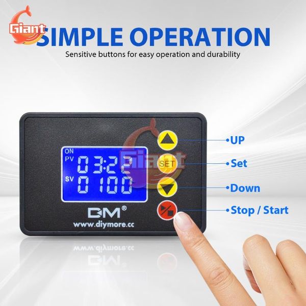 timers 1.37 inch lcd digital display microcomputer time controller ac 110-220v dc12v 24v timer 0000-9999s 480w 2200w control module
timers 1.37 inch lcd digital display microcomputer time controller ac 110-220v dc12v 24v timer 0000-9999s 480w 2200w control module