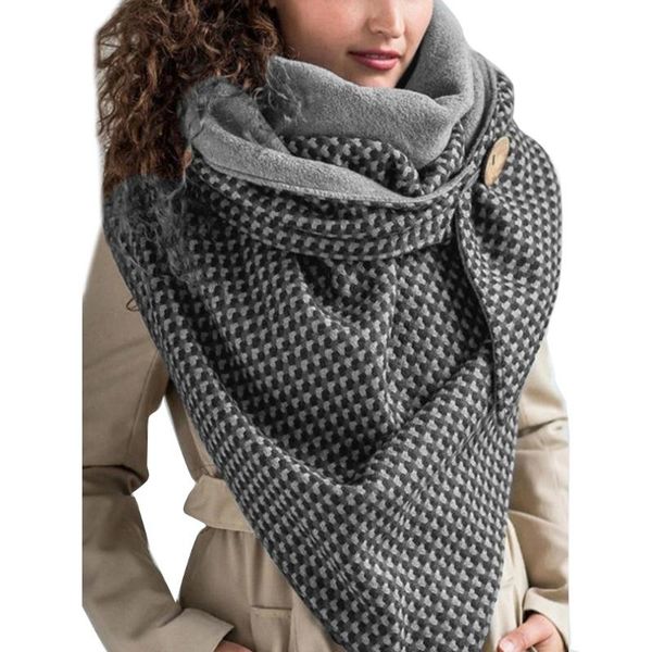 scarves fashion women scarve soild printing button soft wrap casual warm shawls leisure comfortable personality, Blue;gray
scarves fashion women scarve soild printing button soft wrap casual warm shawls leisure comfortable personality, Blue;gray