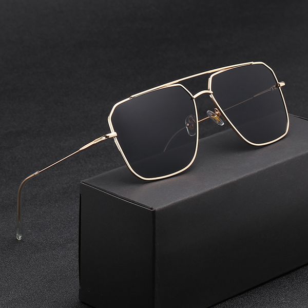 designer sunglasses vintage over sized men anti-reflective mirror classic square metal glasses fashion women sun uv400, White;black
designer sunglasses vintage over sized men anti-reflective mirror classic square metal glasses fashion women sun uv400, White;black