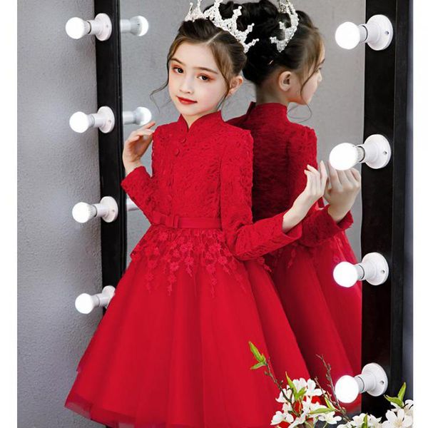 ethnic clothing red lace flower cheongsam girls princess dress mandarin collar stage show long sleeve party a-line mesh
ethnic clothing red lace flower cheongsam girls princess dress mandarin collar stage show long sleeve party a-line mesh