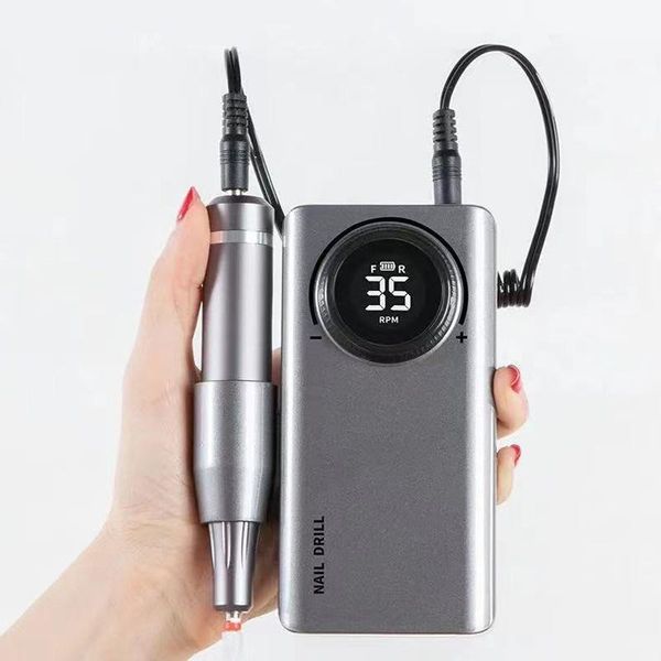 nail drill & accessories machine 35000 rpm portable rechargeable pen apparatus for manicure gel polisher with full lcd display 
nail drill & accessories machine 35000 rpm portable rechargeable pen apparatus for manicure gel polisher with full lcd display