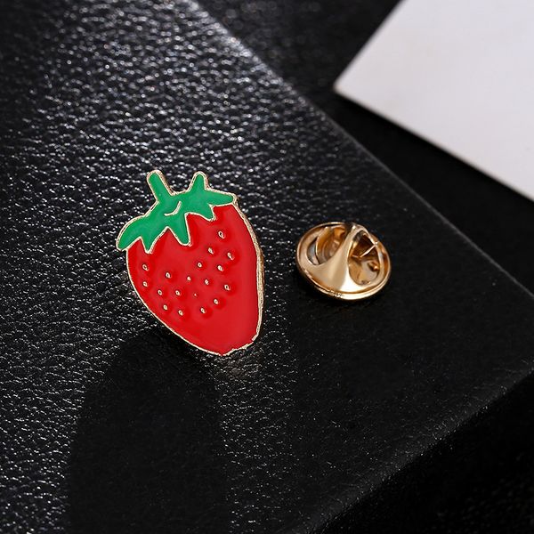 fashion new creative personality fashion fruit brooch summer small fresh lovely strawberry drop oil brooch accessories, Gray
fashion new creative personality fashion fruit brooch summer small fresh lovely strawberry drop oil brooch accessories, Gray