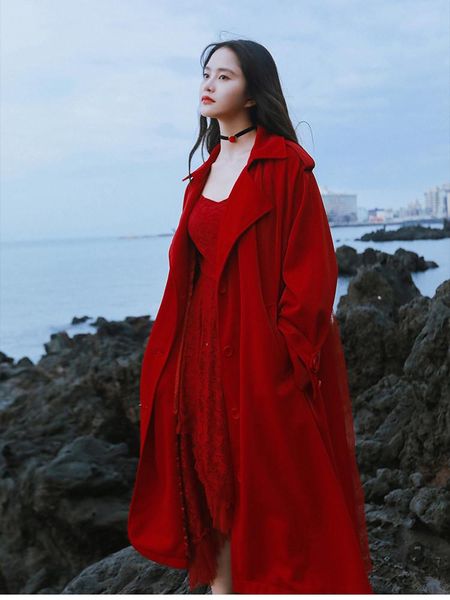women's trench coats women abrigos mujer invierno 2021 autumn vintage casual loose red belted coat cortaviento windbreaker ropa, Tan;black
women's trench coats women abrigos mujer invierno 2021 autumn vintage casual loose red belted coat cortaviento windbreaker ropa, Tan;black