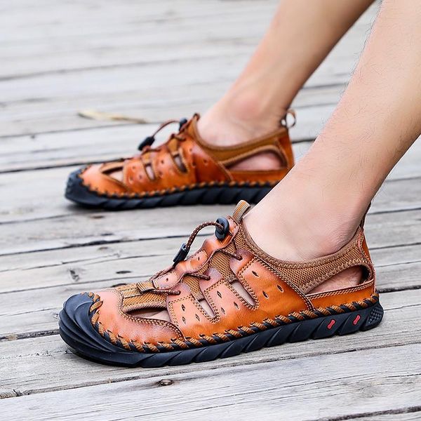sandals fashion outdoor casual sneakers footawear male shoes genuine leather men's summer men beach big size 38-47, Black
sandals fashion outdoor casual sneakers footawear male shoes genuine leather men's summer men beach big size 38-47, Black