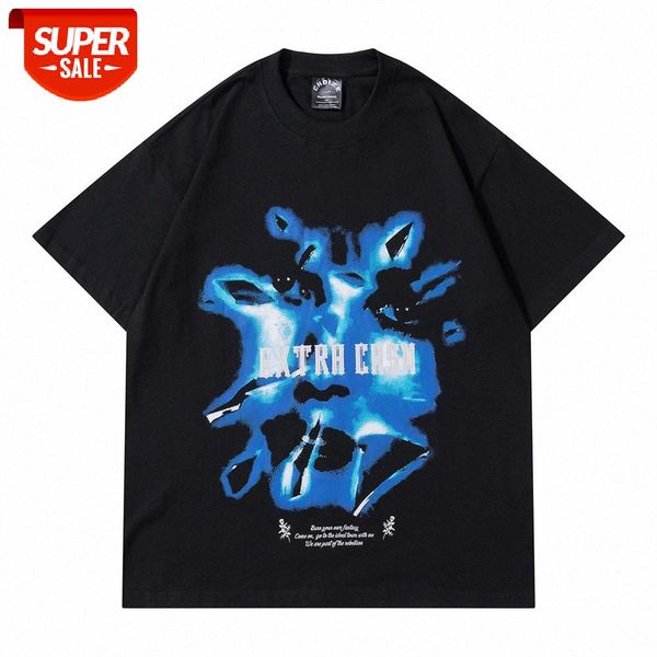 abstract printed short-sleeved t-shirt men's dark tie loose half-sleeved round neck five-point sleeves #ew2y, White;black
abstract printed short-sleeved t-shirt men's dark tie loose half-sleeved round neck five-point sleeves #ew2y, White;black
