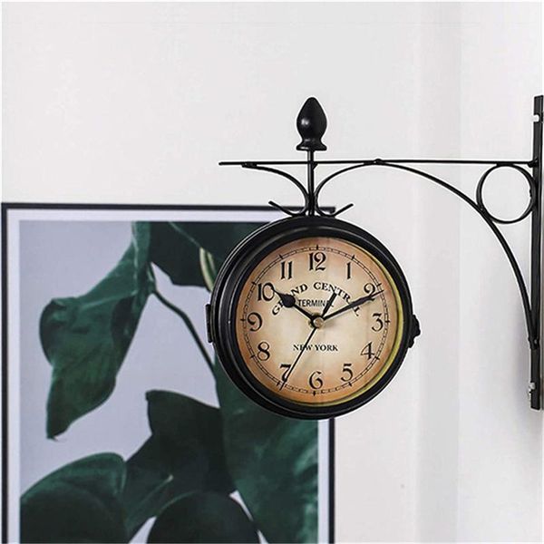 wall clocks retro double sided clock outdoor garden with antique iron casing design waterproof for indoor and home
wall clocks retro double sided clock outdoor garden with antique iron casing design waterproof for indoor and home