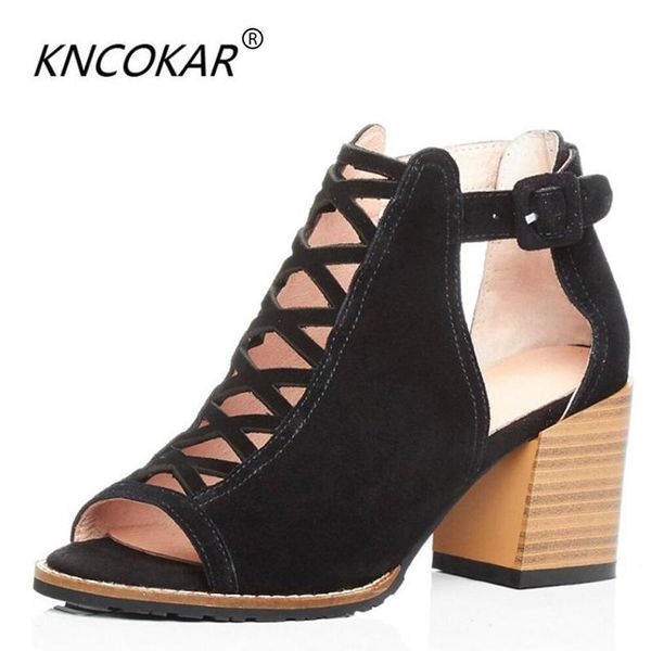 south korean version of the fish-mouth sandals with high heels and chunky women's a female roman, Black
south korean version of the fish-mouth sandals with high heels and chunky women's a female roman, Black