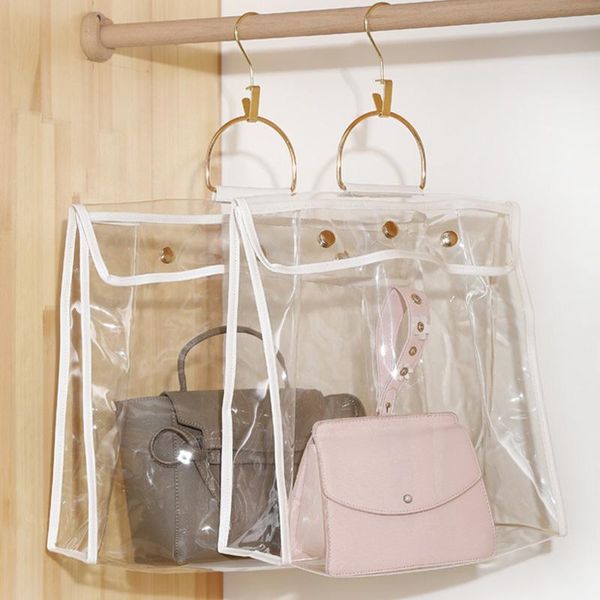 storage bags pvc cover protective bag with handle high capacity handbag purse organizer transparent anti-dust wardrobe
storage bags pvc cover protective bag with handle high capacity handbag purse organizer transparent anti-dust wardrobe