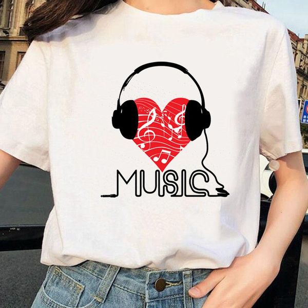 6music note design printed music funny kawaii t shirt women harajuku short sleeve summer graphic tee female clothing women's t-shirt, White
6music note design printed music funny kawaii t shirt women harajuku short sleeve summer graphic tee female clothing women's t-shirt, White