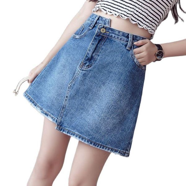 skirts 5xl plus size high waist slimming denim skirt women give irregular mini 2021 summer korean fashion women's clothing, Black
skirts 5xl plus size high waist slimming denim skirt women give irregular mini 2021 summer korean fashion women's clothing, Black