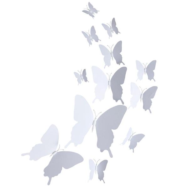 wall stickers 12pcs white removable 3d mural decals with single wing for diy living room bedroom decoration
wall stickers 12pcs white removable 3d mural decals with single wing for diy living room bedroom decoration