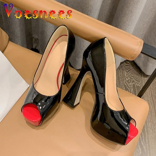 dress shoes women spring autumn europe america 13.5cm red fish mouth pumps fashion platform nightclub female high heel single, Black
dress shoes women spring autumn europe america 13.5cm red fish mouth pumps fashion platform nightclub female high heel single, Black