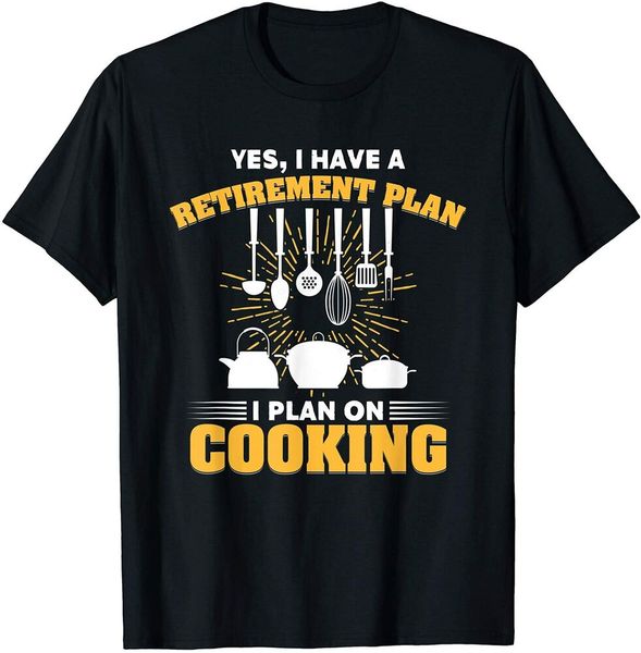 chef gift my retirement plan is cooking mothers day t-shirt size s-5xl, White;black
chef gift my retirement plan is cooking mothers day t-shirt size s-5xl, White;black