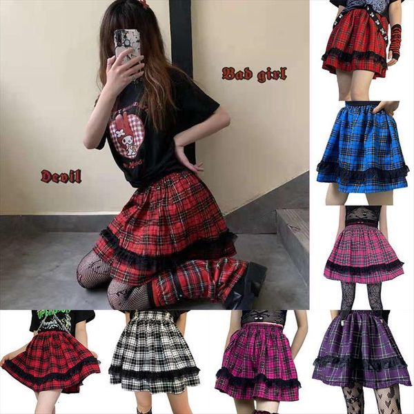 plaid mini pleated lace womens skirts gothic korean fashion lolita y2k girl skirt japanese midi summer cool clothes, Black
plaid mini pleated lace womens skirts gothic korean fashion lolita y2k girl skirt japanese midi summer cool clothes, Black