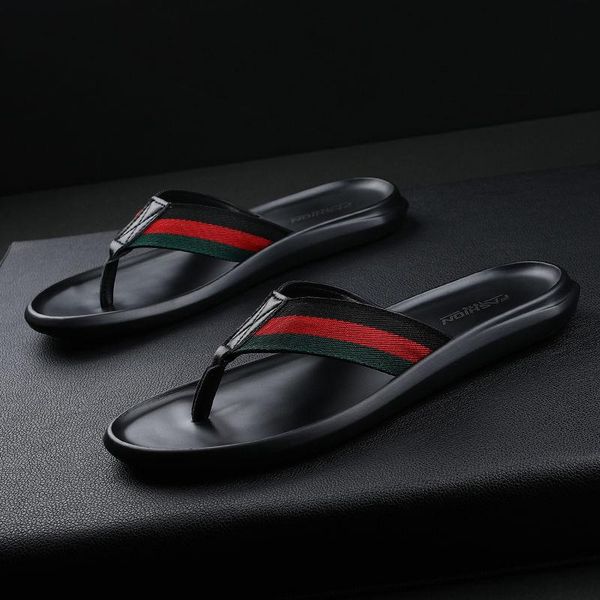 coslony chinelos de couro alta qualidade preto listrado vero flip flop macio homem sleepers sapatos slippers, Black
coslony chinelos de couro alta qualidade preto listrado vero flip flop macio homem sleepers sapatos slippers, Black
