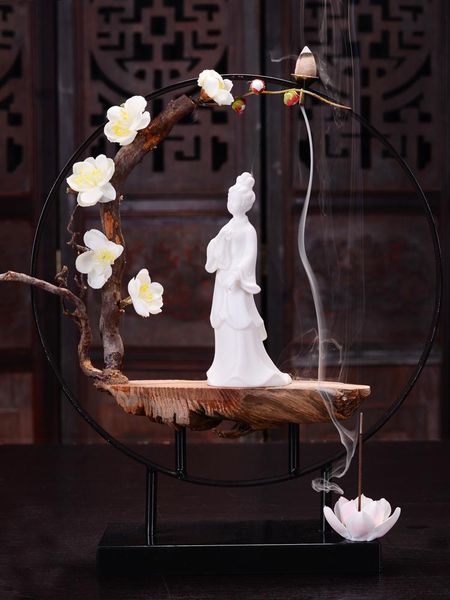 white waterfall incense burner buddha chinese ceramic backflow holder bruleur fondant home decoration ek50xl fragrance lamps
white waterfall incense burner buddha chinese ceramic backflow holder bruleur fondant home decoration ek50xl fragrance lamps