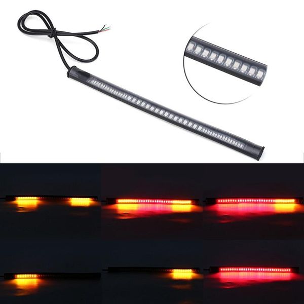flexible 48 led red yellow color motorcycle strip turn signal tail rear brake swaterproof bulb lamp light emergency lights
flexible 48 led red yellow color motorcycle strip turn signal tail rear brake swaterproof bulb lamp light emergency lights