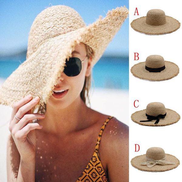 wide brim hats women soft straw floppy summer sunhat beach caps travel outdoor size us 7 1/8 uk m, Blue;gray
wide brim hats women soft straw floppy summer sunhat beach caps travel outdoor size us 7 1/8 uk m, Blue;gray