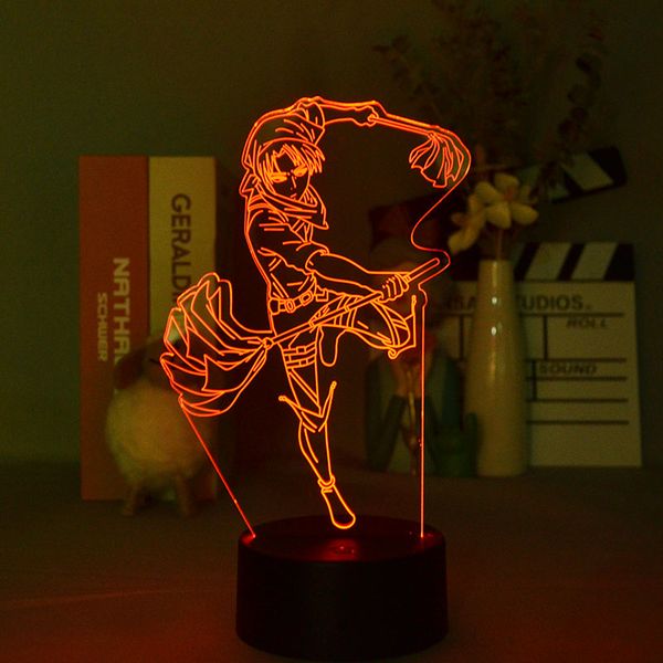 3d illusion night light plug in led table lamp anime attack on titan levi`ackerman figure nightlight bluetooth base child kids gift home dec
3d illusion night light plug in led table lamp anime attack on titan levi`ackerman figure nightlight bluetooth base child kids gift home dec
