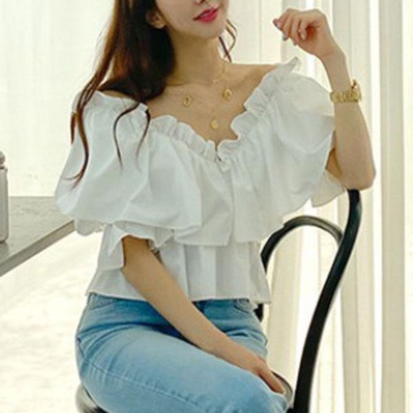 women's t-shirt tvvovvin summer lace-up fashion spliced edible tree ppleated puff sleeve white female short xqsz
women's t-shirt tvvovvin summer lace-up fashion spliced edible tree ppleated puff sleeve white female short xqsz