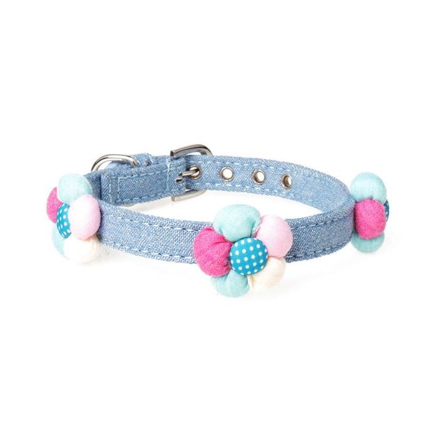 dog collars & leashes cat collar with flower design safety breakaway denim necklace for pet puppy
dog collars & leashes cat collar with flower design safety breakaway denim necklace for pet puppy