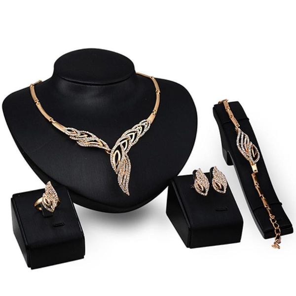 earrings & necklace women 4pcs wavy rhinestone choker wedding bridal party bracelet ring sets, Silver
earrings & necklace women 4pcs wavy rhinestone choker wedding bridal party bracelet ring sets, Silver
