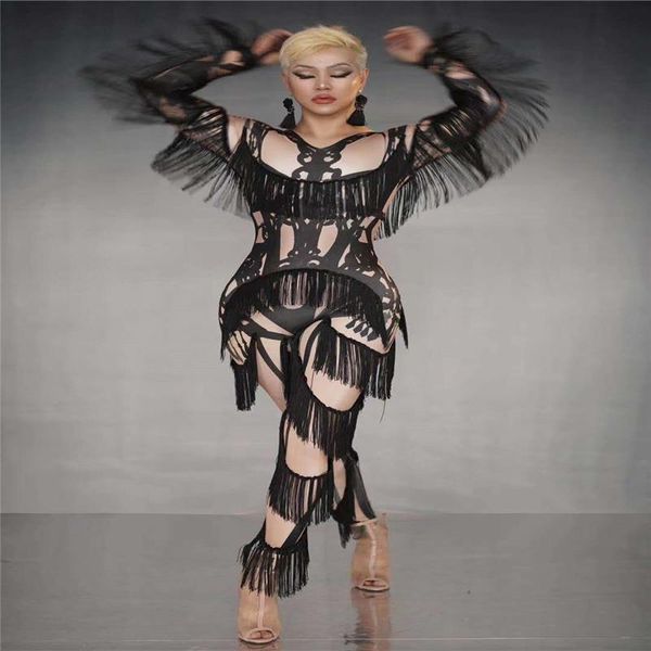 party decoration h42 tassel spandex long sleeve pole dance mesh outfits costume high elastic stretched siamese tights leotard dj
party decoration h42 tassel spandex long sleeve pole dance mesh outfits costume high elastic stretched siamese tights leotard dj
