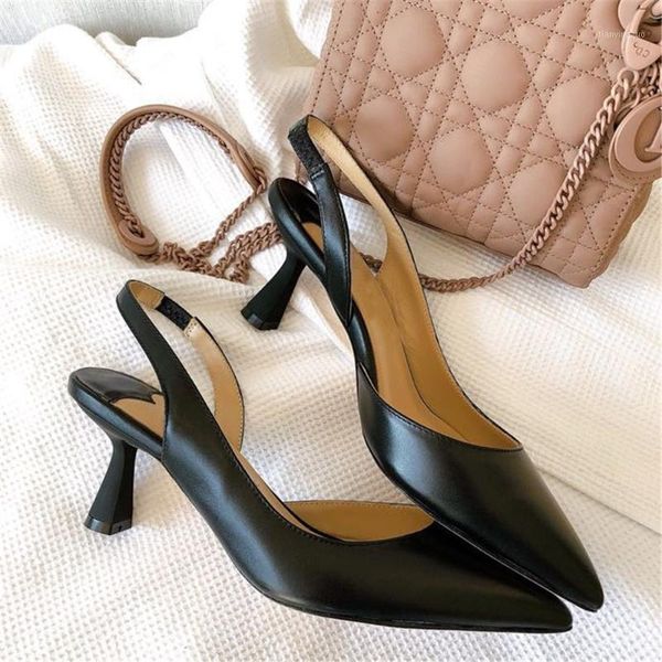 sandals genuine leather women's heels classic designer mature ladies wedding/office fashion shoes women1, Black
sandals genuine leather women's heels classic designer mature ladies wedding/office fashion shoes women1, Black