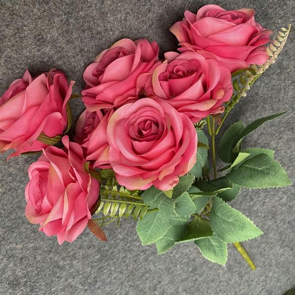 decorative flowers & wreaths 46cm 7 headed wedding bridal bouquet artificial rose party home decor silk living room decoration
decorative flowers & wreaths 46cm 7 headed wedding bridal bouquet artificial rose party home decor silk living room decoration