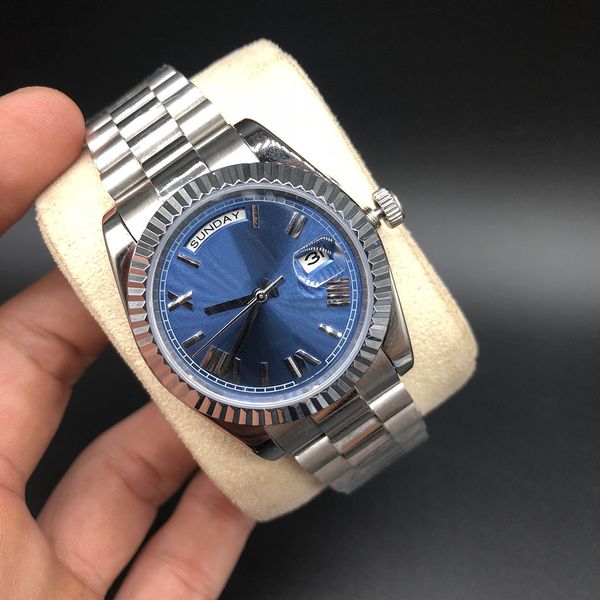 multicolor roman blue dial day/date rose gold stainless sapphire watches lowest mens womens automatic mechanical wristwatch 349f, Slivery;brown
multicolor roman blue dial day/date rose gold stainless sapphire watches lowest mens womens automatic mechanical wristwatch 349f, Slivery;brown